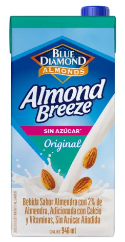 Leche Almond Breeze Natural Sin Azucar